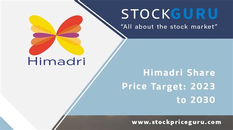 2 days ago · Himadri Speciality Chemical Ltd., operating in the Chemicals - Speciality sector and classified as a Smallcap on the bse, currently has its share price at 367 The stock has experienced ... 
